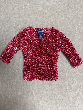 Limited Too Y2K Pink & Red Popcorn Shirt